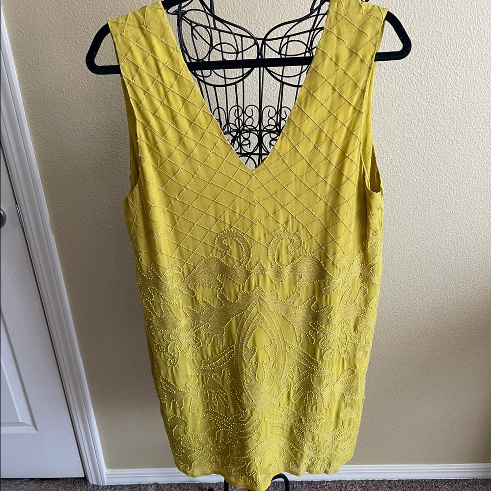 NEW! Topshop Green Beaded Dress (size 10)